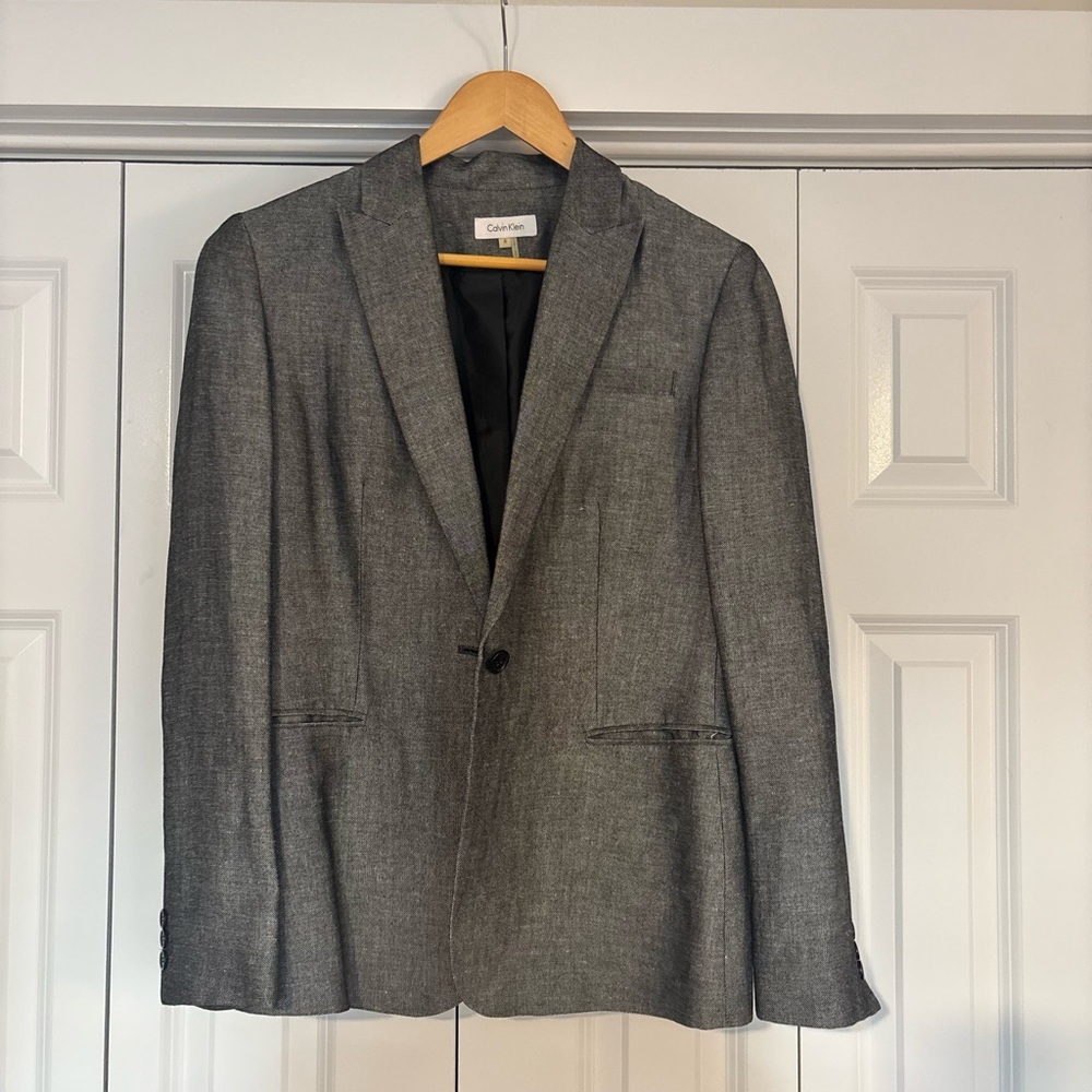 Calvin Klein Women’s Blazer Black/Gray